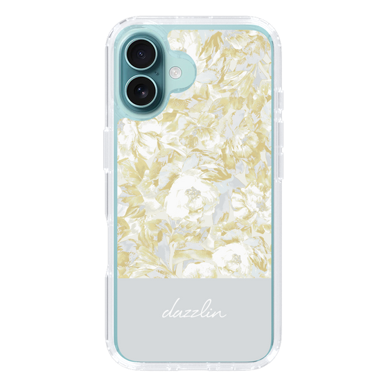 Slim Protection Case［ dazzlin - PaintFlower - Light Blue ］
