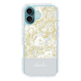 Slim Protection Case［ dazzlin - PaintFlower - Light Blue ］