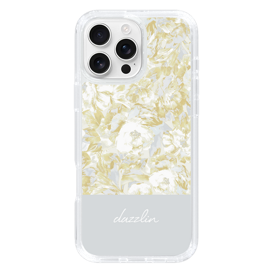 Slim Protection Case［ dazzlin - PaintFlower - Light Blue ］