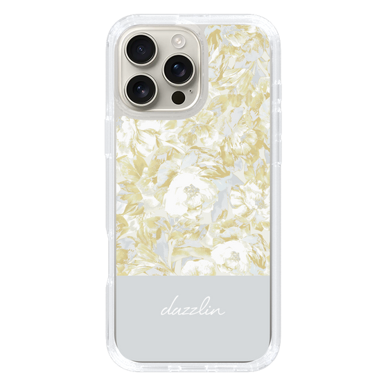 Slim Protection Case［ dazzlin - PaintFlower - Light Blue ］