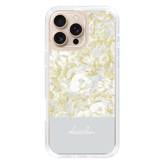Slim Protection Case［ dazzlin - PaintFlower - Light Blue ］