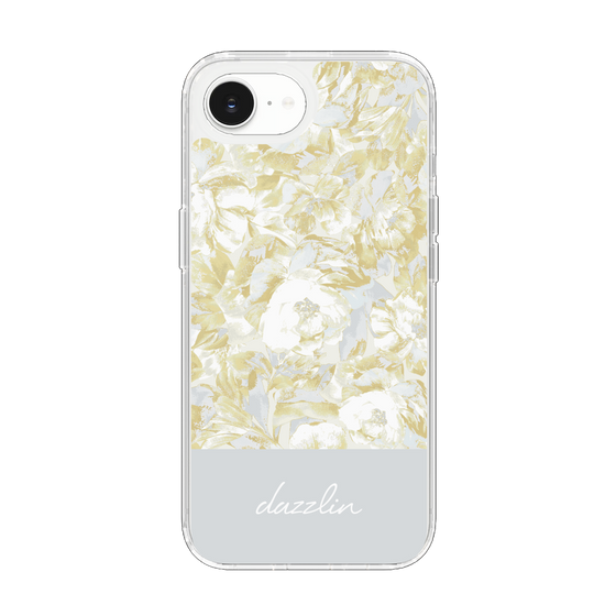 Slim Protection Case［ dazzlin - PaintFlower - Light Blue ］