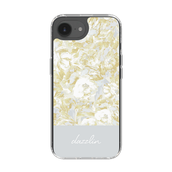 Slim Protection Case［ dazzlin - PaintFlower - Light Blue ］