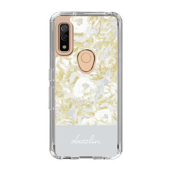Slim Protection Case［ dazzlin - PaintFlower - Light Blue ］