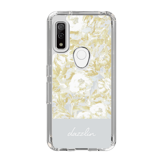 Slim Protection Case［ dazzlin - PaintFlower - Light Blue ］