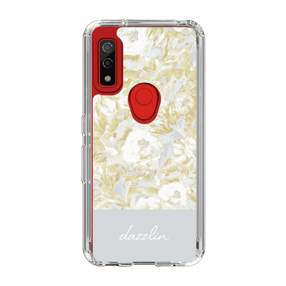 Slim Protection Case［ dazzlin - PaintFlower - Light Blue ］