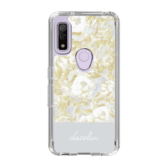 Slim Protection Case［ dazzlin - PaintFlower - Light Blue ］