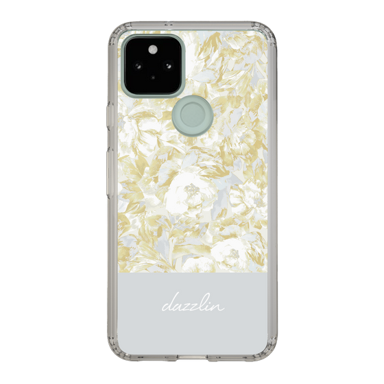 Slim Protection Case［ dazzlin - PaintFlower - Light Blue ］