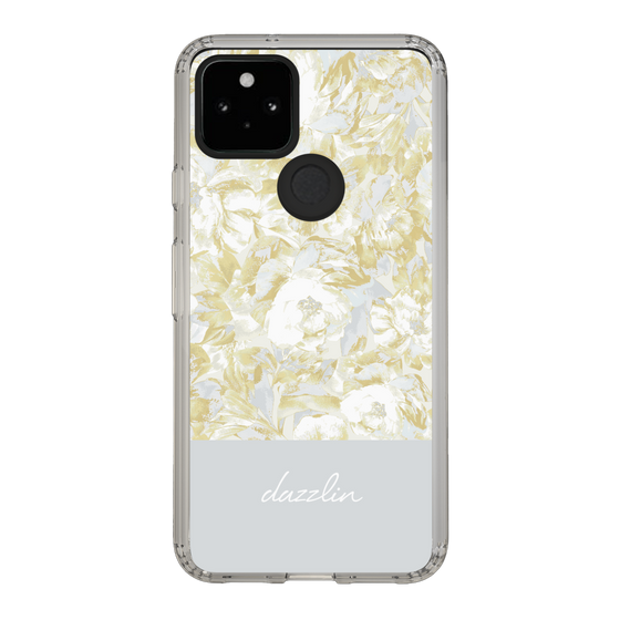 Slim Protection Case［ dazzlin - PaintFlower - Light Blue ］