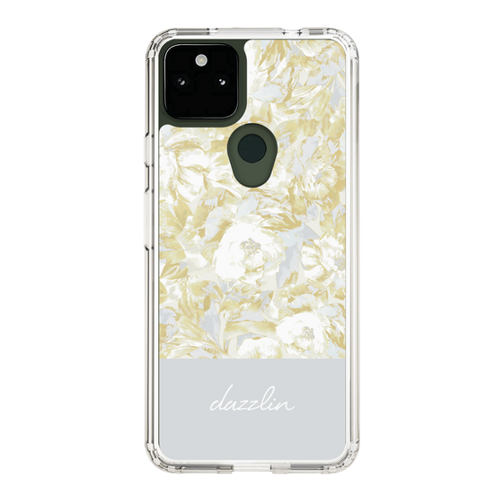 Slim Protection Case［ dazzlin - PaintFlower - Light Blue ］