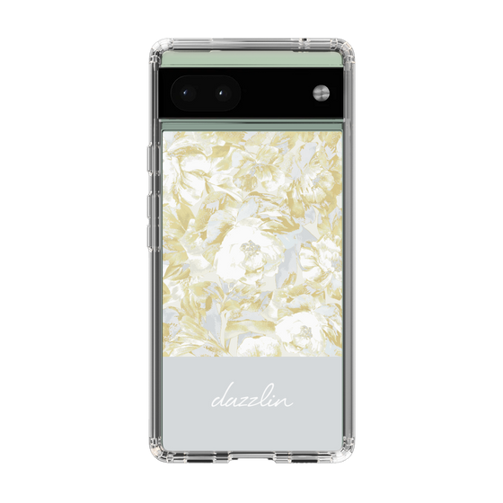 Slim Protection Case［ dazzlin - PaintFlower - Light Blue ］