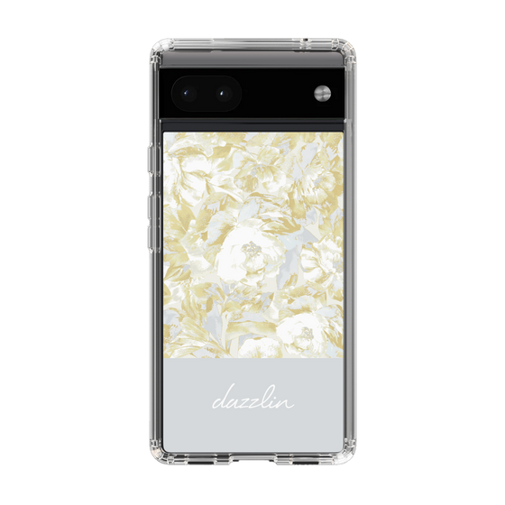 Slim Protection Case［ dazzlin - PaintFlower - Light Blue ］