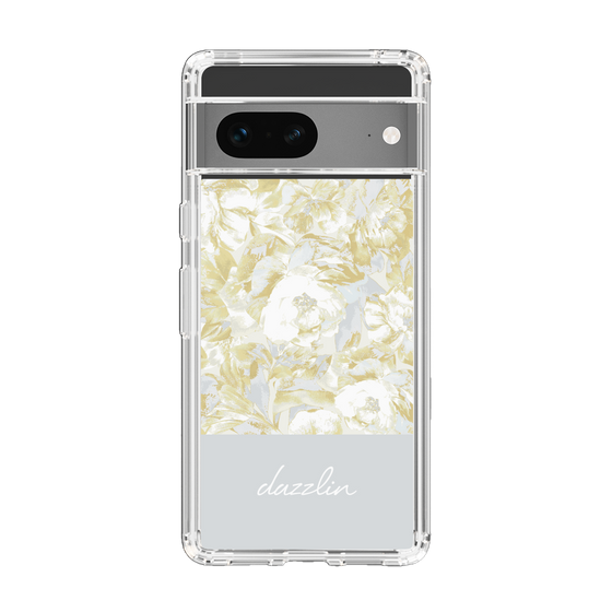 Slim Protection Case［ dazzlin - PaintFlower - Light Blue ］