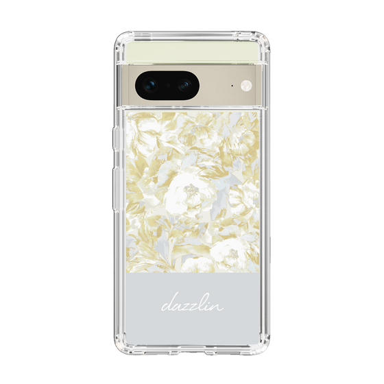 Slim Protection Case［ dazzlin - PaintFlower - Light Blue ］
