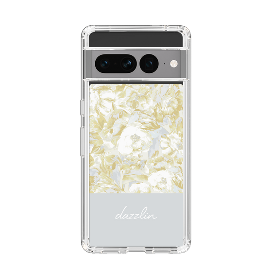 Slim Protection Case［ dazzlin - PaintFlower - Light Blue ］