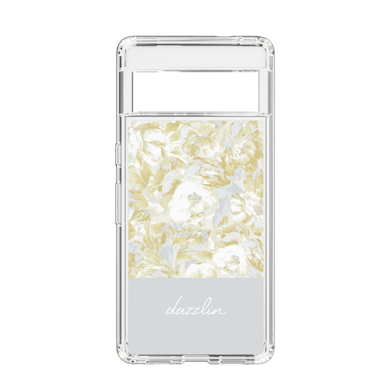 Slim Protection Case［ dazzlin - PaintFlower - Light Blue ］