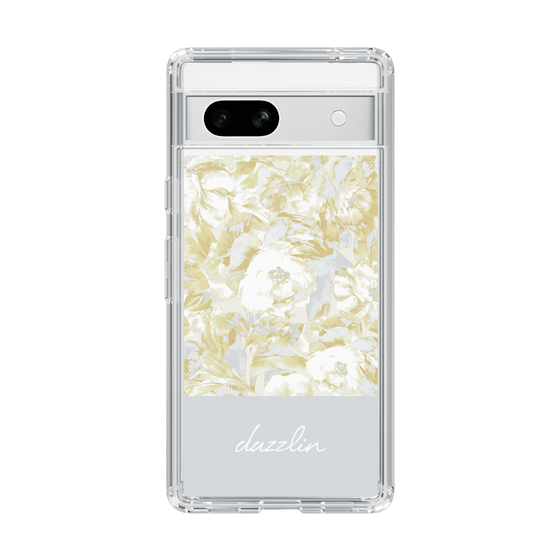 Slim Protection Case［ dazzlin - PaintFlower - Light Blue ］