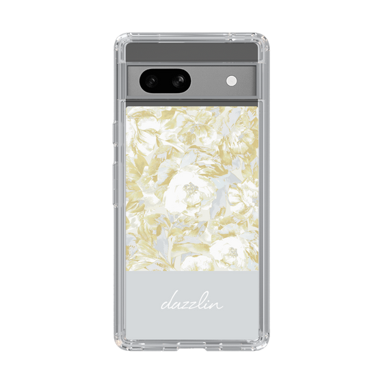 Slim Protection Case［ dazzlin - PaintFlower - Light Blue ］