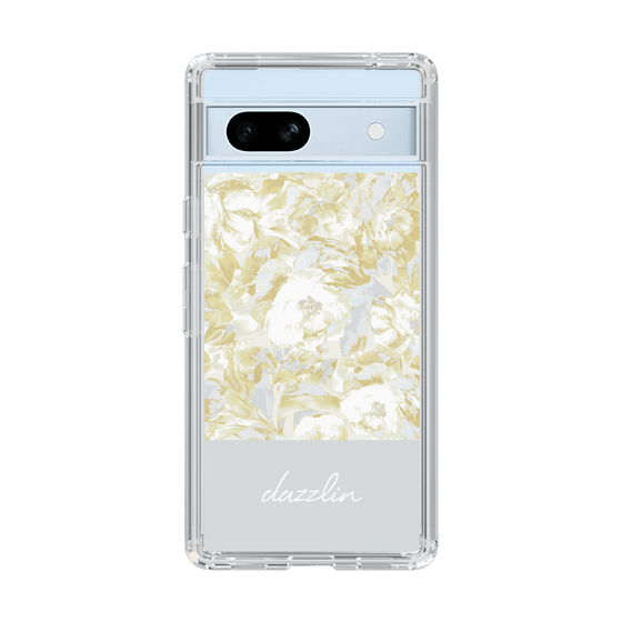 Slim Protection Case［ dazzlin - PaintFlower - Light Blue ］