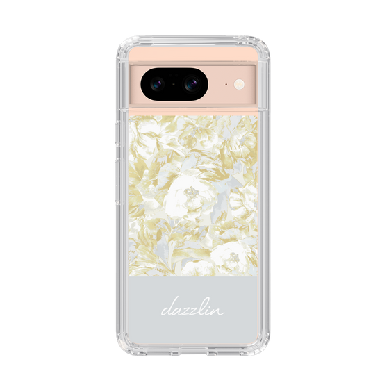 Slim Protection Case［ dazzlin - PaintFlower - Light Blue ］