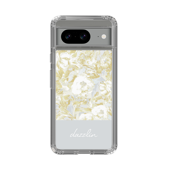 Slim Protection Case［ dazzlin - PaintFlower - Light Blue ］