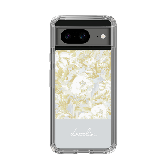 Slim Protection Case［ dazzlin - PaintFlower - Light Blue ］