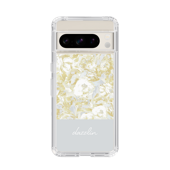 Slim Protection Case［ dazzlin - PaintFlower - Light Blue ］