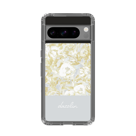 Slim Protection Case［ dazzlin - PaintFlower - Light Blue ］