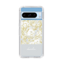 Slim Protection Case［ dazzlin - PaintFlower - Light Blue ］