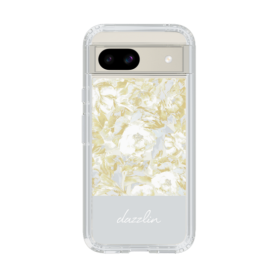 Slim Protection Case［ dazzlin - PaintFlower - Light Blue ］