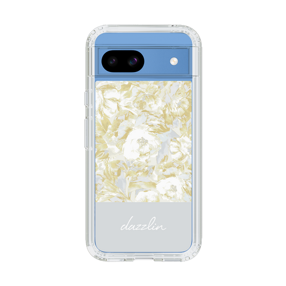 Slim Protection Case［ dazzlin - PaintFlower - Light Blue ］
