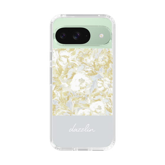 Slim Protection Case［ dazzlin - PaintFlower - Light Blue ］