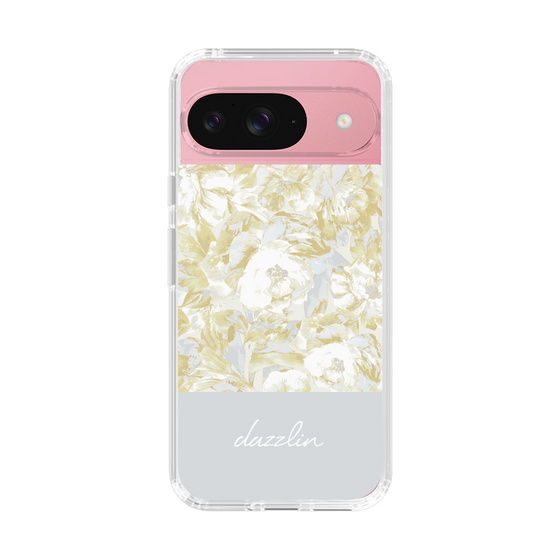 Slim Protection Case［ dazzlin - PaintFlower - Light Blue ］