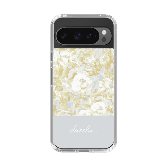 Slim Protection Case［ dazzlin - PaintFlower - Light Blue ］