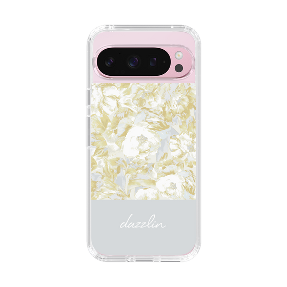 Slim Protection Case［ dazzlin - PaintFlower - Light Blue ］
