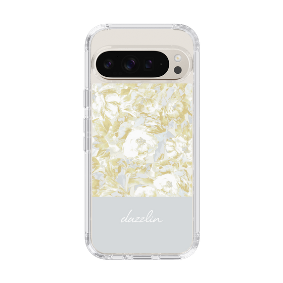 Slim Protection Case［ dazzlin - PaintFlower - Light Blue ］