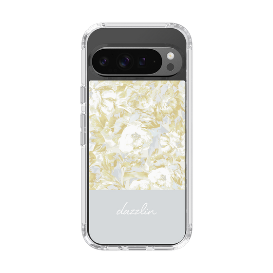 Slim Protection Case［ dazzlin - PaintFlower - Light Blue ］