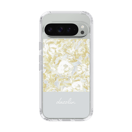 Slim Protection Case［ dazzlin - PaintFlower - Light Blue ］