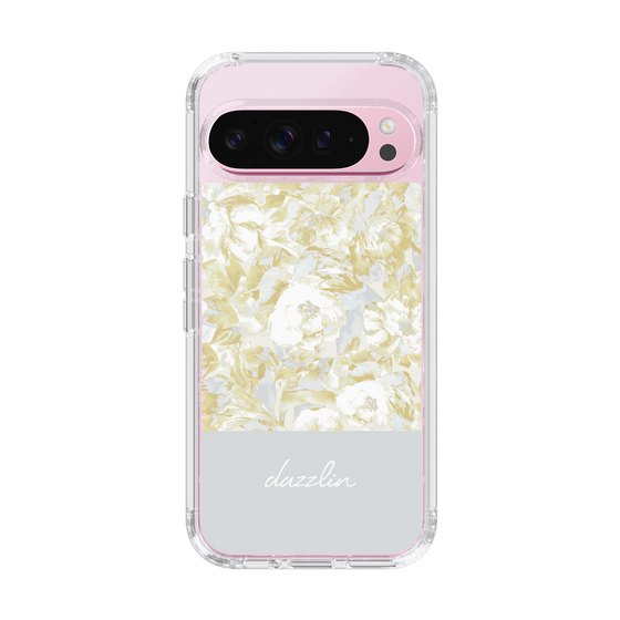 Slim Protection Case［ dazzlin - PaintFlower - Light Blue ］