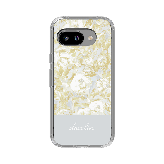 Slim Protection Case［ dazzlin - PaintFlower - Light Blue ］