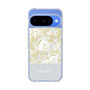Slim Protection Case［ dazzlin - PaintFlower - Light Blue ］