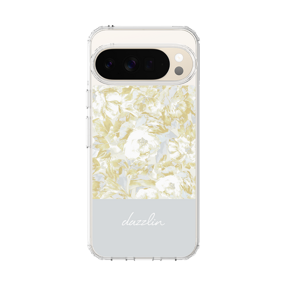 Slim Protection Case［ dazzlin - PaintFlower - Light Blue ］