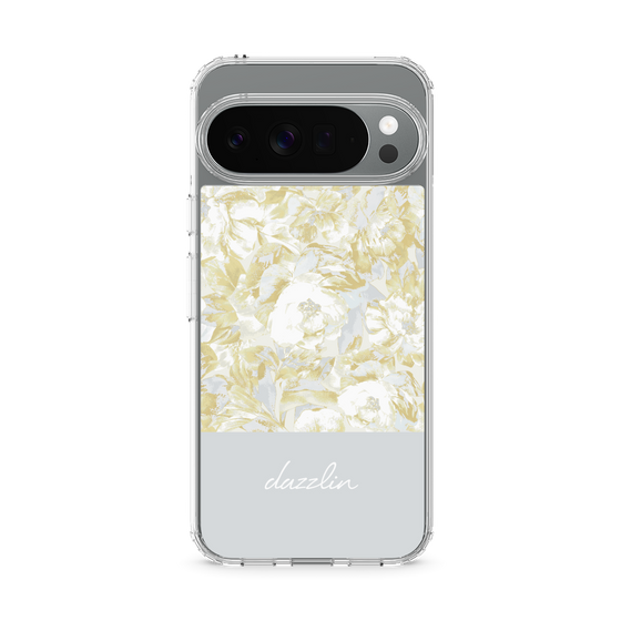 Slim Protection Case［ dazzlin - PaintFlower - Light Blue ］