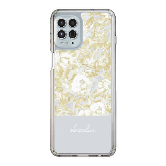 Slim Protection Case［ dazzlin - PaintFlower - Light Blue ］