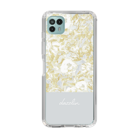 Slim Protection Case［ dazzlin - PaintFlower - Light Blue ］