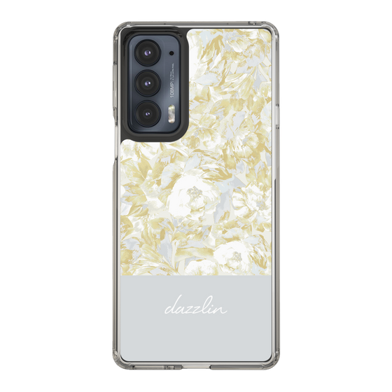 Slim Protection Case［ dazzlin - PaintFlower - Light Blue ］