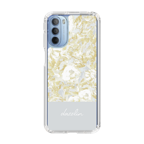 Slim Protection Case［ dazzlin - PaintFlower - Light Blue ］