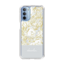 Slim Protection Case［ dazzlin - PaintFlower - Light Blue ］