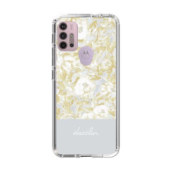 Slim Protection Case［ dazzlin - PaintFlower - Light Blue ］