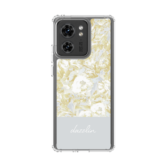 Slim Protection Case［ dazzlin - PaintFlower - Light Blue ］